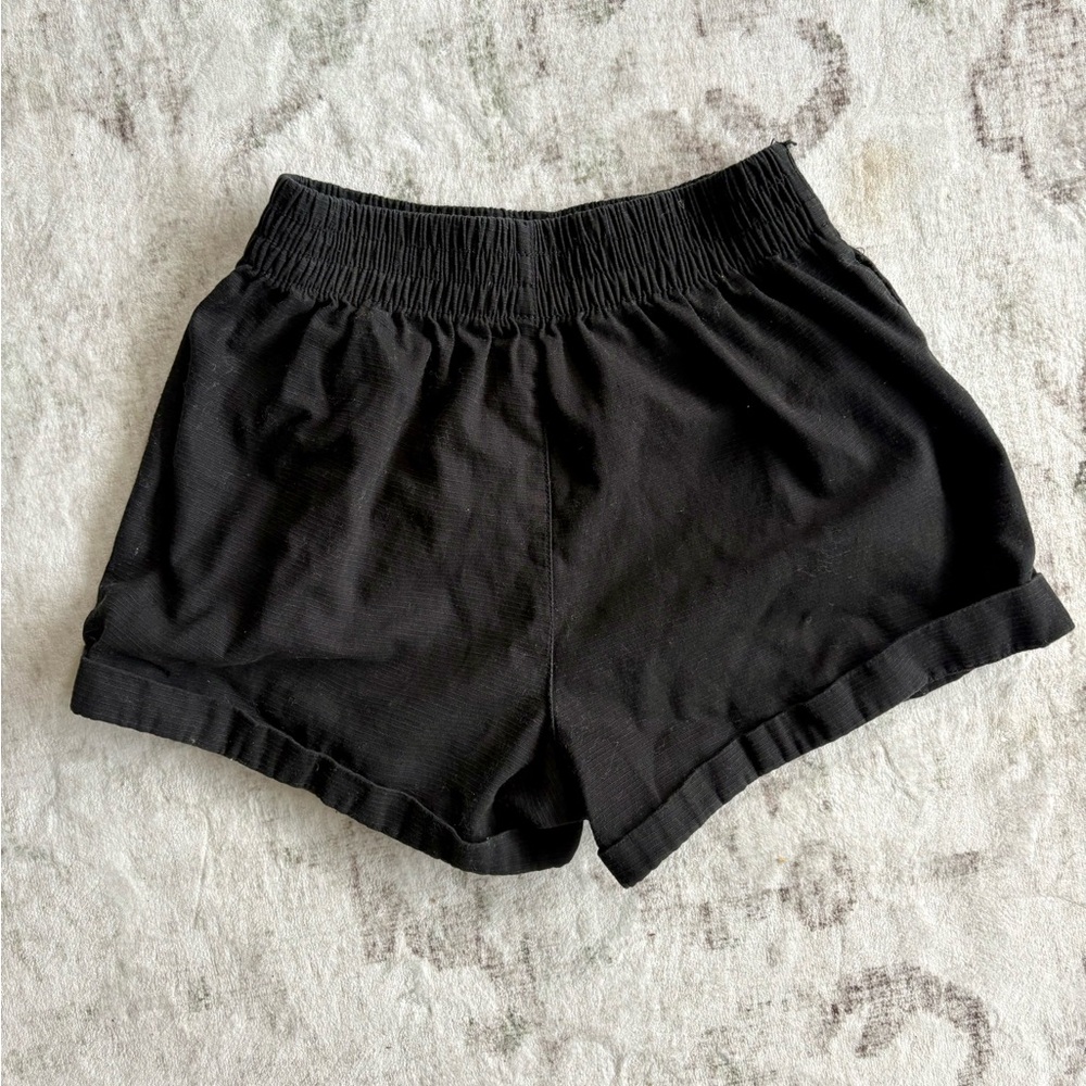 Ardene Black High Waist Shorts